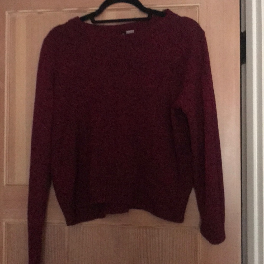 ‼️MUST GO Maroon Crew Neck Sweater